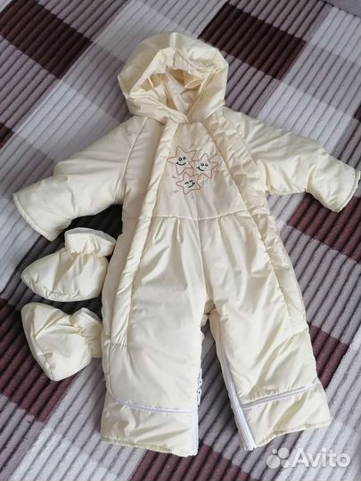 Комбинезон трансформер зимний 80