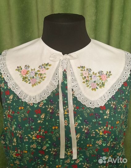 Воротничок с вышивкой