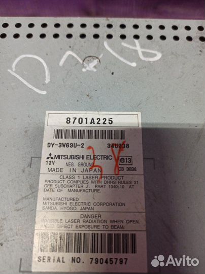 Магнитола Peugeot 4007 EP DW12