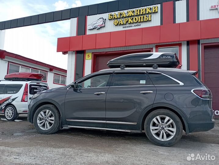 Автобокс Level Касатка 450л Kia Sorento Prime