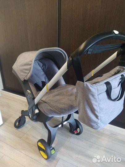 Автолюлька на колесах foofoo. аналог doona