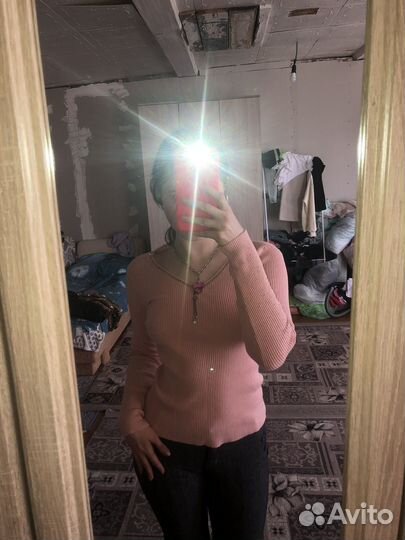 Кофта в рубчик женская