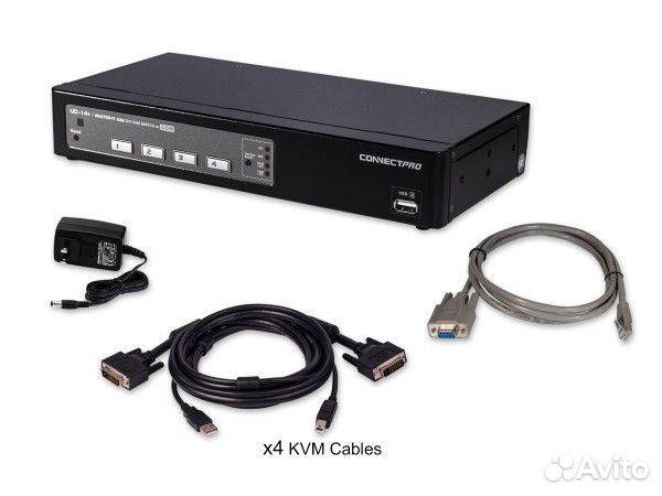 Коммутатор 4 пк Идеально для майнинга