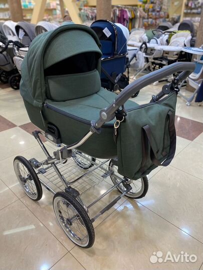 Roan Коляска 1 в1 Bass Next Classic Тем.Коричневый