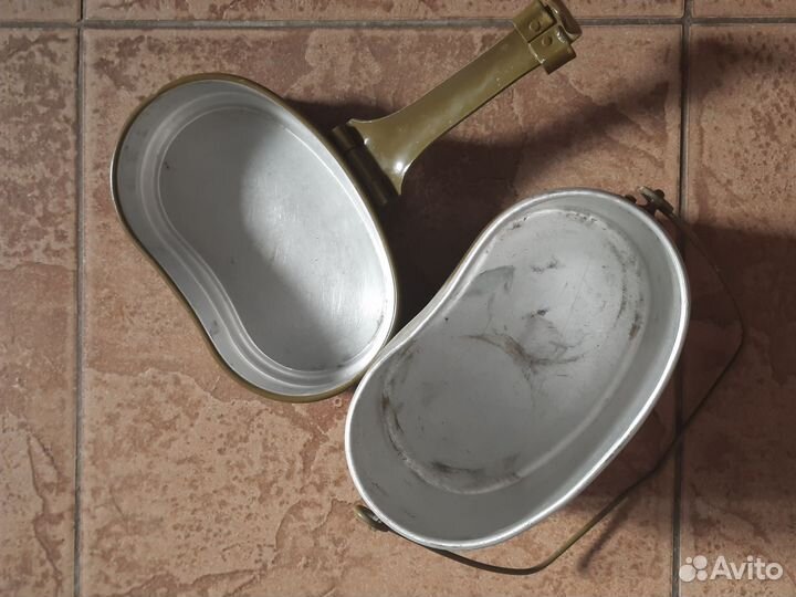 Складные котелок и столовый набор