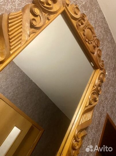 Зеркало дерево ручная работа