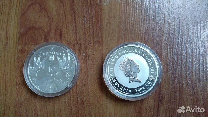 Монета 2 доллара 2006 Классические Спидстеры 1930