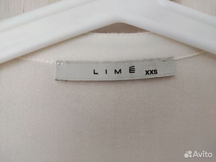 Белая блузка lime