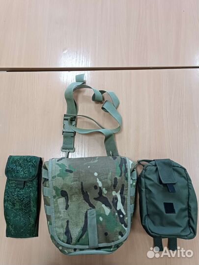 Сумка под противогаз,аптечка
