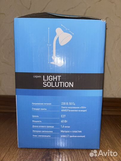 Светильник с прищепкой «camelion»