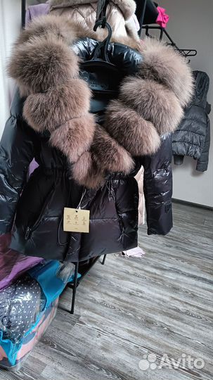 Пуховик зимний женский 42 44 пух перо