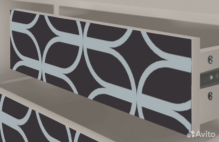 Тв-тумба T4 - Сатин - Braided Blue