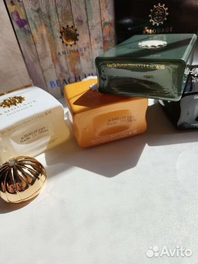 Amouage Purpose, Memoir, Beach hut, Honour