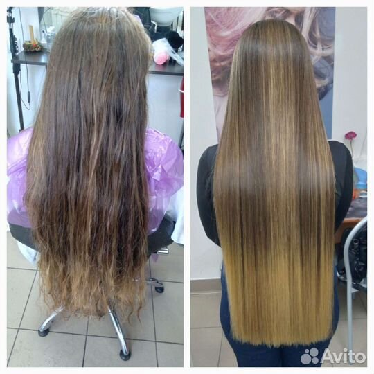 Кератиновое выпрямление,ботокс