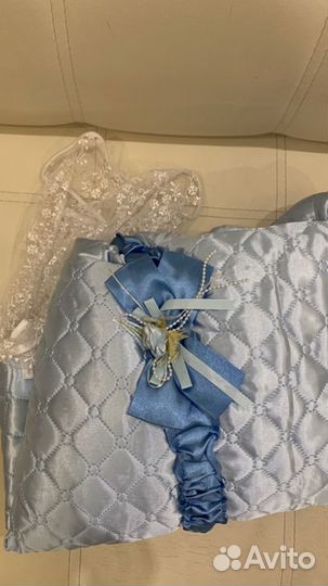 Конверт одеяло на выписку для мальчика