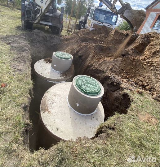 Септик за 1 день, выгребная яма, канализация