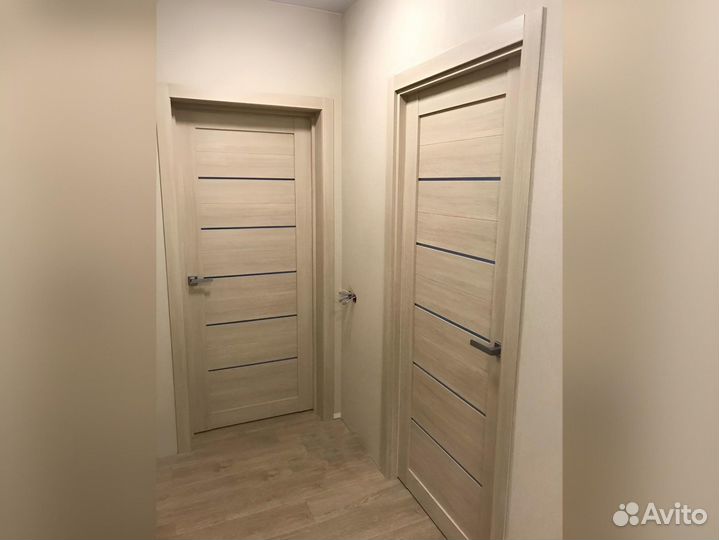 Двери межкомнатные с частичным остеклением