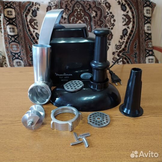 Мясорубка moulinex hv1 (6in1)