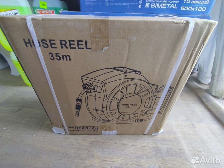 Автоматическая катушка для шланга 35 м gerhans