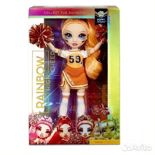 Кукла Rainbow High Cheer Doll- Poppy Rowan