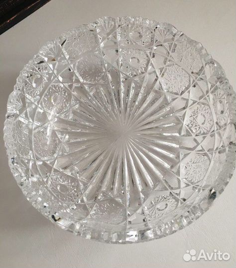 Менажница, салатники хрустальные