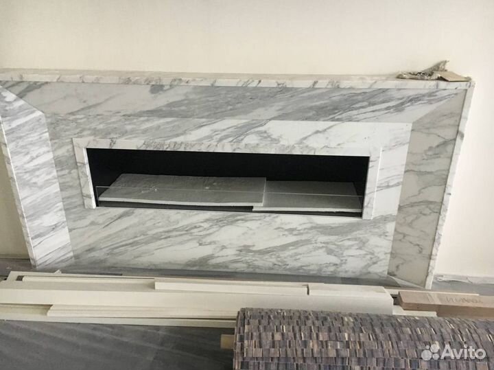 Портал для камина / Камин из натурального камня