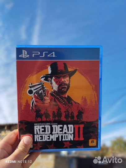 Диск Red Dead Redemption 2 в отличном состоянии
