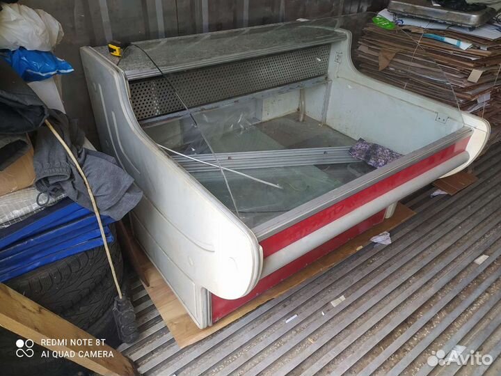 Холодильная витрина бу для