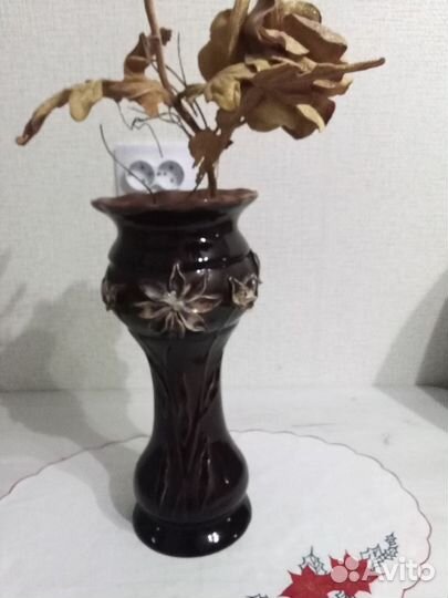 Поднос круглый металлический. Ваза для фруктов