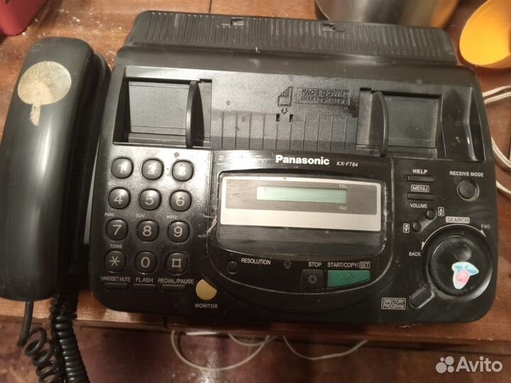 Телефон факс panasonic