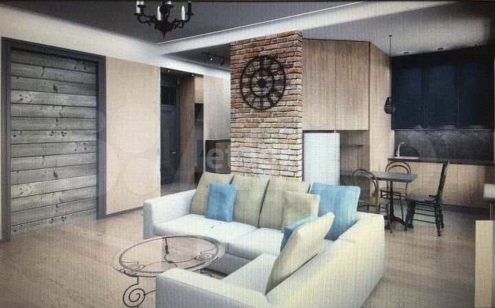 3-к. квартира, 58 м², 1/2 эт.