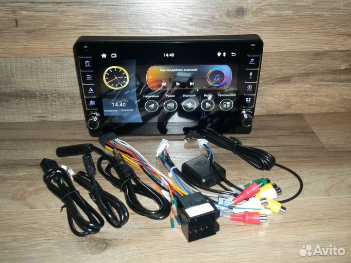 Магнитола LADA Kalina 2 Android с крутилками