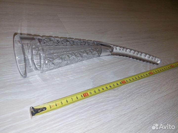 Хрустальный рог. 2 шт