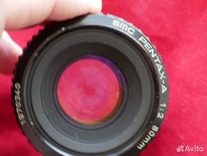 SMC pentax-A 50mm F2 компактный с контактами