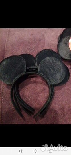 Ободки-ушки зайчик и Микки Маус