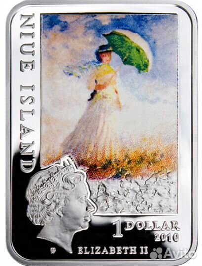 Монета Клод Моне 