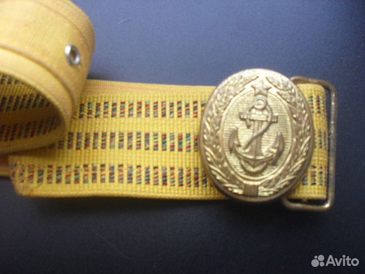 Парадный офицерский флотский ремень