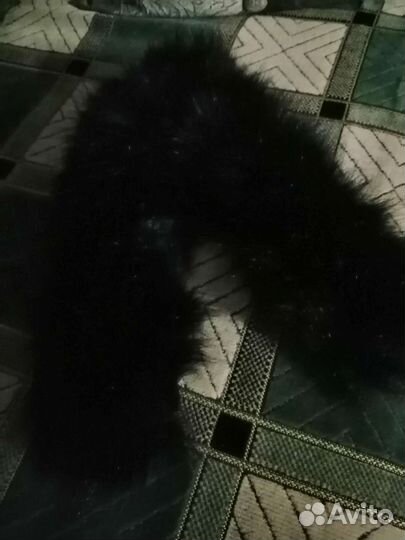 Мех от воротника искусственный длина 70 ширина 7см