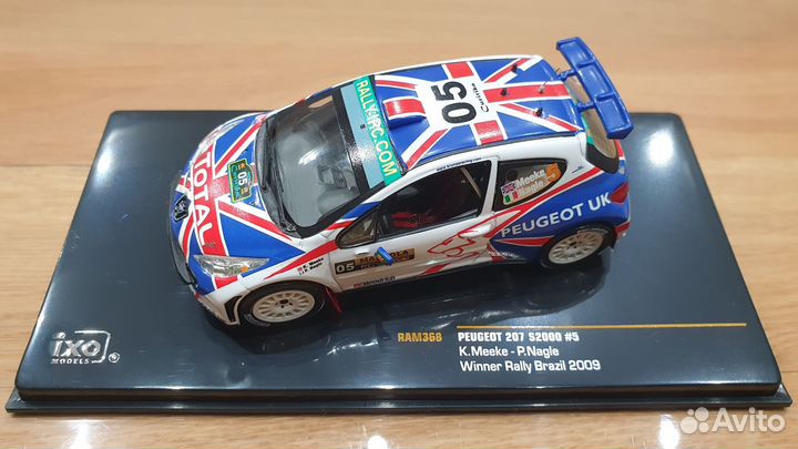 Модель IXO 1:43 Peugeot 207