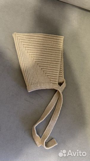 Шапка чепчик вязанная 40-42