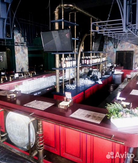 Ресепшн для бара кварцевого агломерата