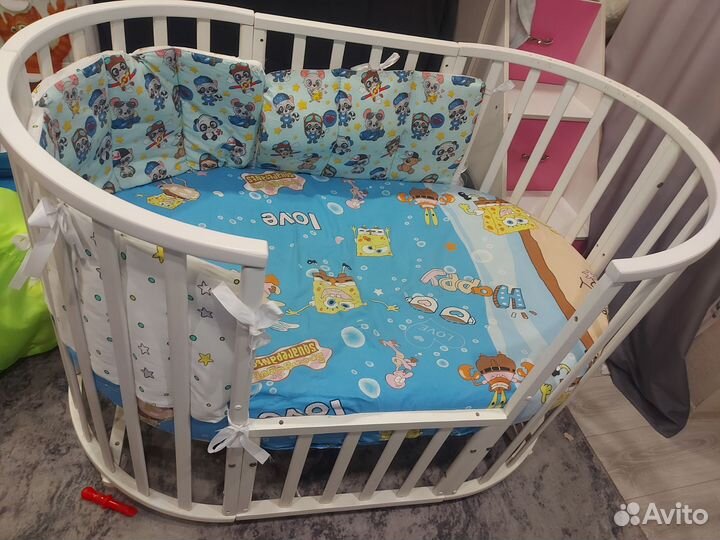 Детская кроватка трансформер бу