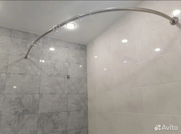 Карниз для ванной Угловой Асимметричный