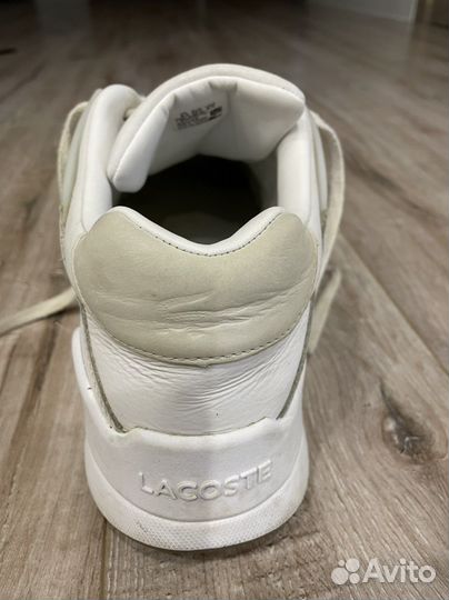 Белые кроссовки Lacoste оригинал