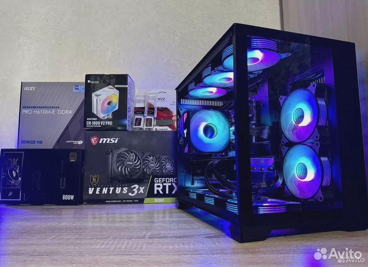 Новый мощный пк/Intel i5 12400f/RTX 3080/Гарантия