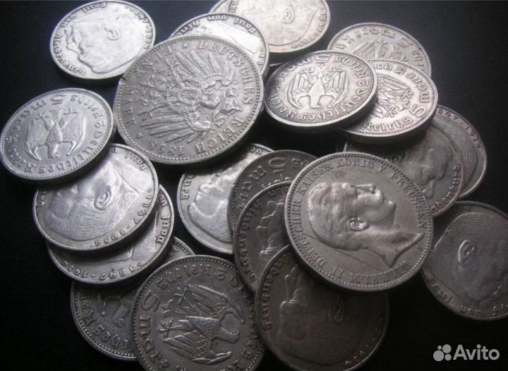 Монеты серебро