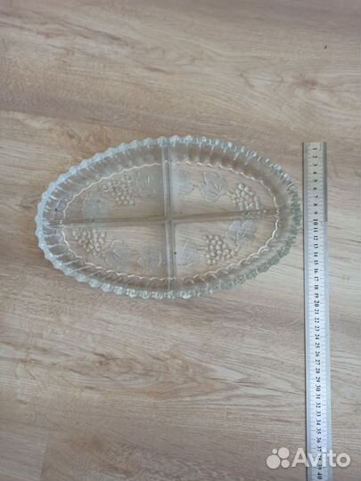 Менажница хрусталь