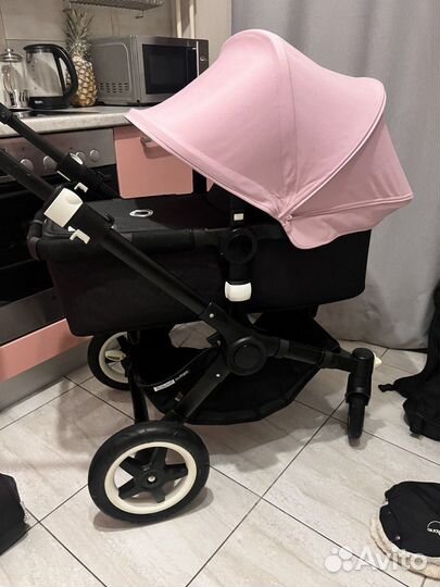 Коляска bugaboo buffalo soft pink 2/1