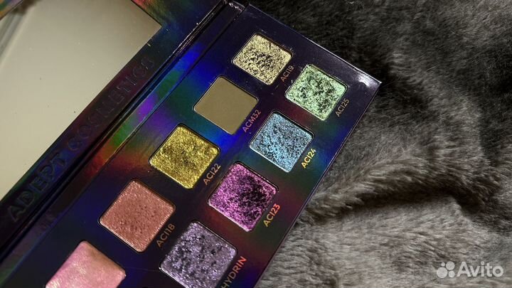 Палетка теней Adept cosmetics ninhydrin