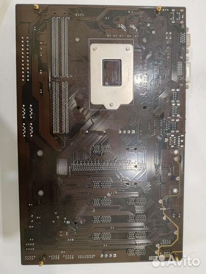 Материнская платB250 BTC-12P и с процессором 1151